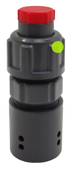Клапан забора реагента  0-180L/H, 3/8`` PVC
